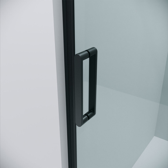 Душевая дверь Grossman Classic 110 100.K33.04.110.21.00 профиль Черный матовый стекло прозрачное Душевая дверь Grossman Classic 110 100.K33.04.110.21.00 профиль Черный матовый стекло прозрачное