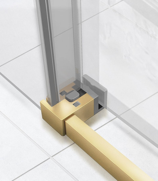 Душевая дверь Vincea Slim Soft 150 VDS-1SS150CLG профиль Золото брашированное стекло прозрачное Душевая дверь Vincea Slim Soft 150 VDS-1SS150CLG профиль Золото брашированное стекло прозрачное
