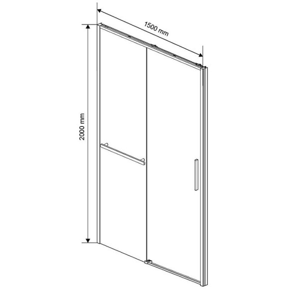 Душевая дверь Vincea Slim Soft 150 VDS-1SS150CLG профиль Золото брашированное стекло прозрачное Душевая дверь Vincea Slim Soft 150 VDS-1SS150CLG профиль Золото брашированное стекло прозрачное