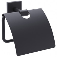 Держатель туалетной бумаги Timo Selene 12042/03 с крышкой Черный Держатель туалетной бумаги Timo Selene 12042/03 с крышкой Черный