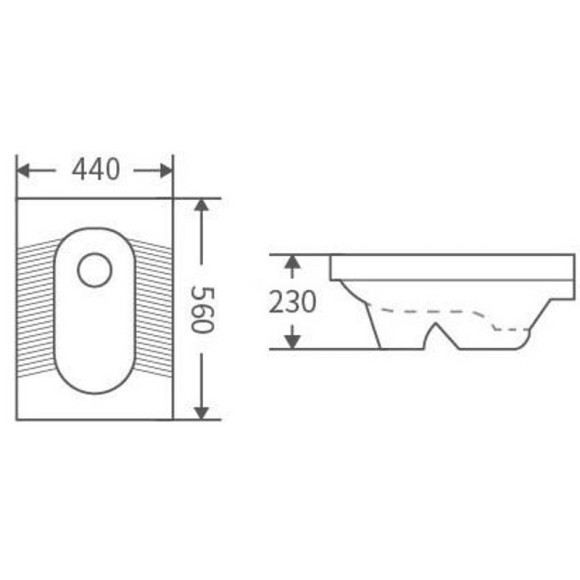 Чаша Генуя SantiLine SL-5040 Белая Чаша Генуя SantiLine SL-5040 Белая