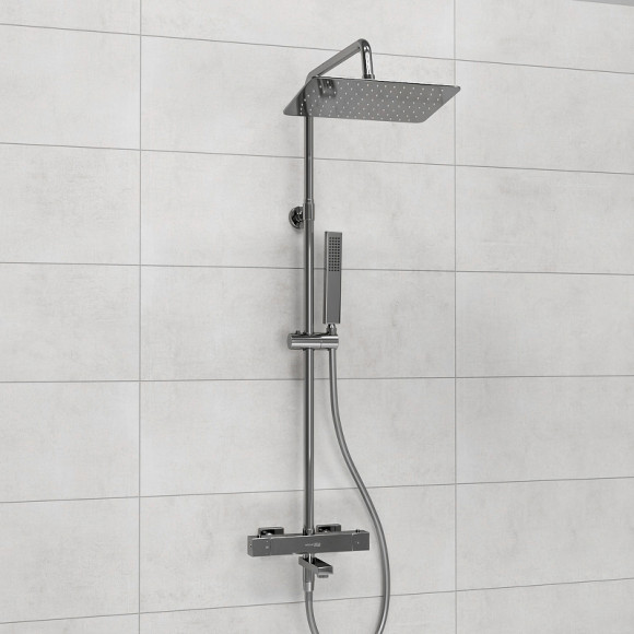 Душевая система WasserKRAFT A199.069.103.087.CH Thermo с термостатом Хром Душевая система WasserKRAFT A199.069.103.087.CH Thermo с термостатом Хром