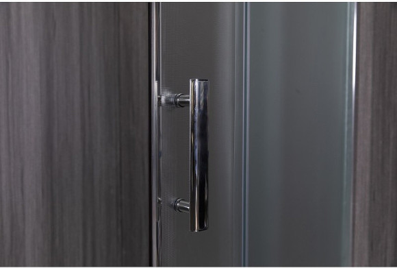 Душевой уголок Esbano ESR-8010 80x80 ESUGR8010 профиль Хром стекло рифленое