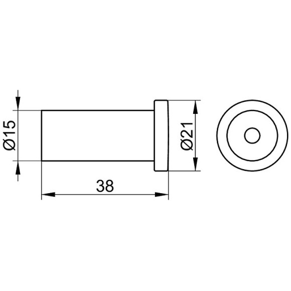Крючок Keuco Plan 14916 370000 Черный матовый Крючок Keuco Plan 14916 370000 Черный матовый