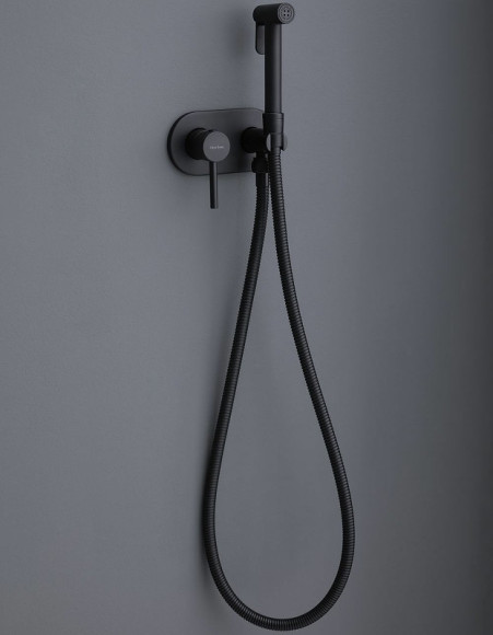 Гигиенический душ со смесителем Allen Brau Priority 5.31005-31 Черный матовый Гигиенический душ со смесителем Allen Brau Priority 5.31005-31 Черный матовый