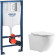 Комплект унитаза CeramaLux 2197 с инсталляцией Grohe Rapid SL 38772001 с сиденьем Микролифт и клавишей смыва Хром Комплект унитаза CeramaLux 2197 с инсталляцией Grohe Rapid SL 38772001 с сиденьем Микролифт и клавишей смыва Хром