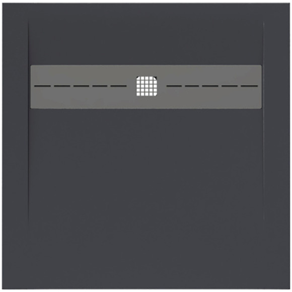 Душевой поддон из искусственного камня Allen Brau Infinity 90x90 8.21001-AM Антрацит