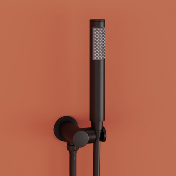 Душевая система Sancos Link SC3005MB с термостатом Черная матовая