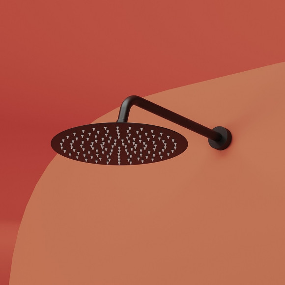 Душевая система Sancos Link SC3005MB с термостатом Черная матовая