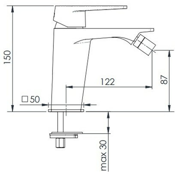 Смеситель для биде Remer Dream D21 Хром Смеситель для биде Remer Dream D21 Хром