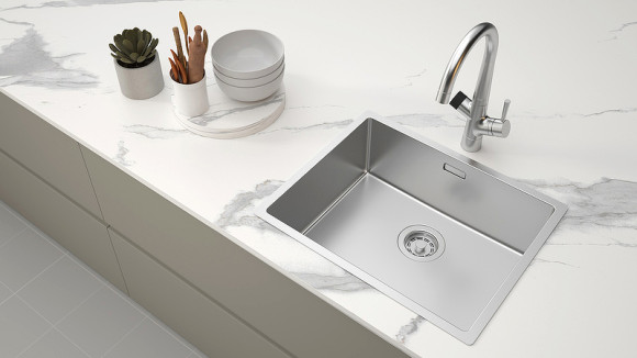 Кухонная мойка Paulmark Lassan 54 Uni LA54-BS Брашированная нержавеющая сталь Кухонная мойка Paulmark Lassan 54 Uni LA54-BS Брашированная нержавеющая сталь