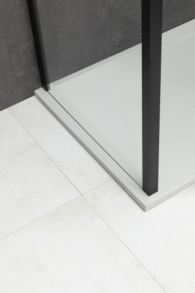 Душевая стенка Allen Brau Priority 90 3.31018.BBA профиль Черный брашированный стекло прозрачное Душевая стенка Allen Brau Priority 90 3.31018.BBA профиль Черный брашированный стекло прозрачное