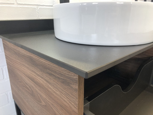 Тумба с раковиной Comforty Порто 120-1 00-00000828 подвесная Дуб темно-коричневый Тумба с раковиной Comforty Порто 120-1 00-00000828 подвесная Дуб темно-коричневый