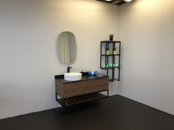 Тумба с раковиной Comforty Порто 120-1 00-00000828 подвесная Дуб темно-коричневый Тумба с раковиной Comforty Порто 120-1 00-00000828 подвесная Дуб темно-коричневый