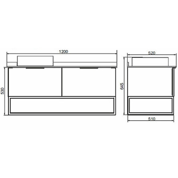 Тумба с раковиной Comforty Порто 120-1 00-00000828 подвесная Дуб темно-коричневый Тумба с раковиной Comforty Порто 120-1 00-00000828 подвесная Дуб темно-коричневый