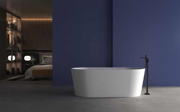 Акриловая ванна Abber 170х80 AB9209MW без гидромассажа