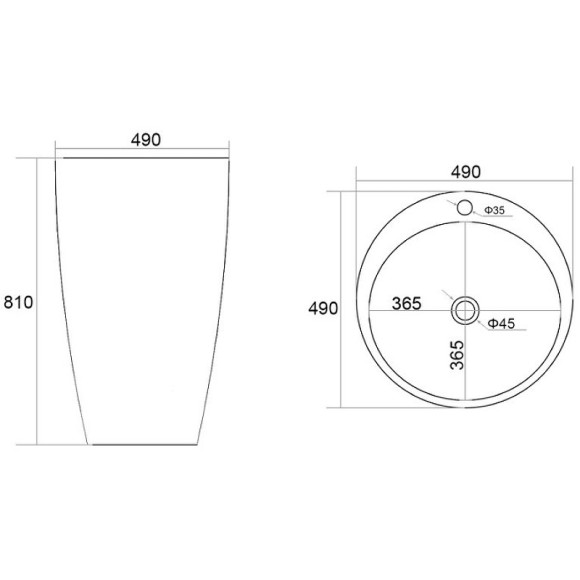 Раковина WeltWasser Leerbach 4949 GL-WT 49 10000008706 Белый глянец Раковина WeltWasser Leerbach 4949 GL-WT 49 10000008706 Белый глянец