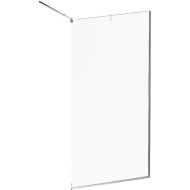 Душевая перегородка AM.PM Func 100 W84WI-100-F1-MTE профиль Хром матовый стекло прозрачное