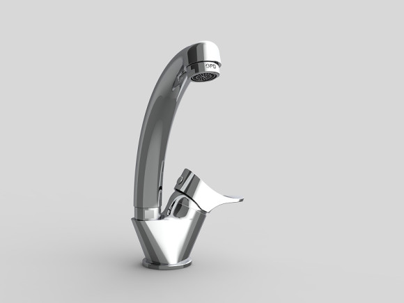 Смеситель для раковины GPD Florus MTL170 Хром