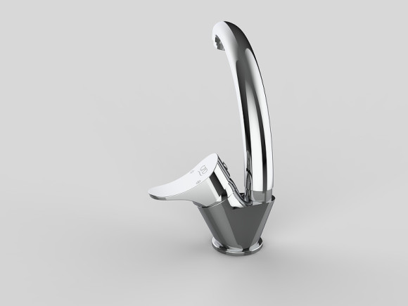 Смеситель для раковины GPD Florus MTL170 Хром