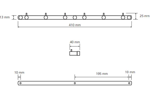 Вешалка для полотенец Bemeta Omega 104606112 Хром Вешалка для полотенец Bemeta Omega 104606112 Хром