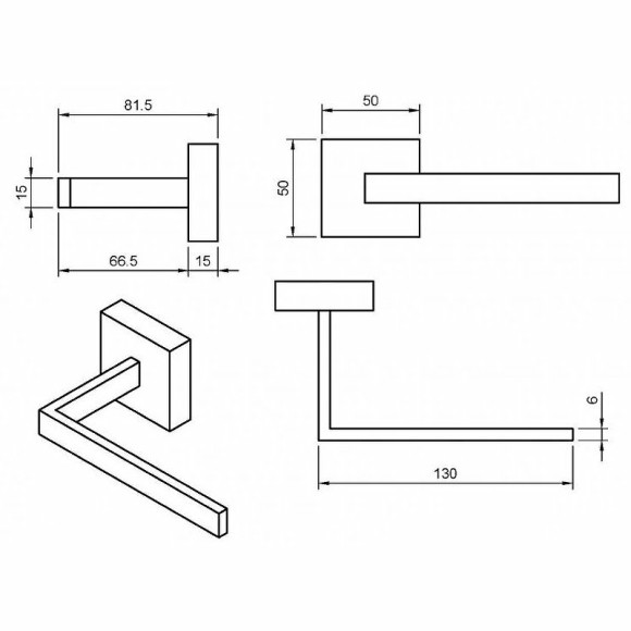 Держатель туалетной бумаги Cezares Prizma PRIZMA-TH04-01 Хром