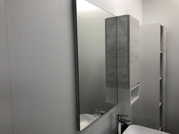 Зеркало со шкафом Comforty Прага 90 00004136263 Дуб белый Зеркало со шкафом Comforty Прага 90 00004136263 Дуб белый