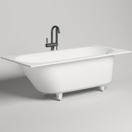 Ванна из искусственного камня Salini Ornella Kit 180х80 102422M Белая матовая Ванна из искусственного камня Salini Ornella Kit 180х80 102422M Белая матовая