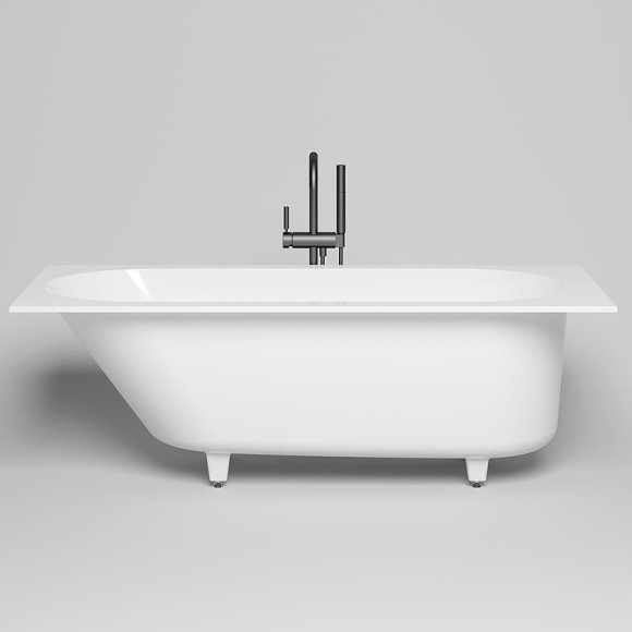 Ванна из искусственного камня Salini Ornella Kit 180х80 102422M Белая матовая Ванна из искусственного камня Salini Ornella Kit 180х80 102422M Белая матовая