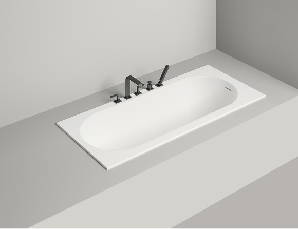 Ванна из искусственного камня Salini Ornella Kit 180х80 102422M Белая матовая Ванна из искусственного камня Salini Ornella Kit 180х80 102422M Белая матовая