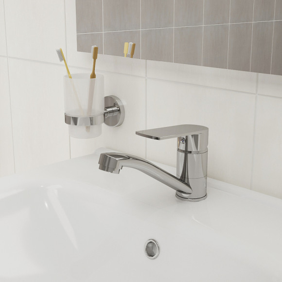 Смеситель для раковины Milardo Helic HELSBR0M01 Хром глянцевый