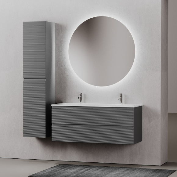 Тумба под раковину Sancos Folk 120 FL120GS подвесная Grey soft