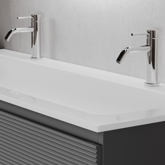 Тумба под раковину Sancos Folk 120 FL120GS подвесная Grey soft