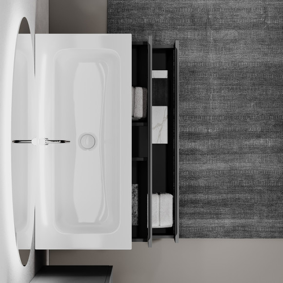 Тумба под раковину Sancos Folk 120 FL120GS подвесная Grey soft