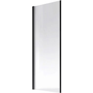 Душевая стенка Veconi Rovigo KP-13 120 KP13B-120-01-C5 профиль Черный стекло прозрачное