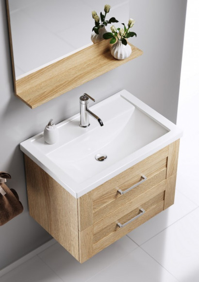 Тумба под раковину Aqwella Фостер 70 FOS01072DS подвесная Дуб сонома Тумба под раковину Aqwella Фостер 70 FOS01072DS подвесная Дуб сонома