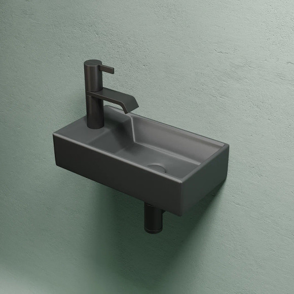 Раковина Ceramicanova Element 41 R CN6051RMDH Темный антрацит матовый Раковина Ceramicanova Element 41 R CN6051RMDH Темный антрацит матовый