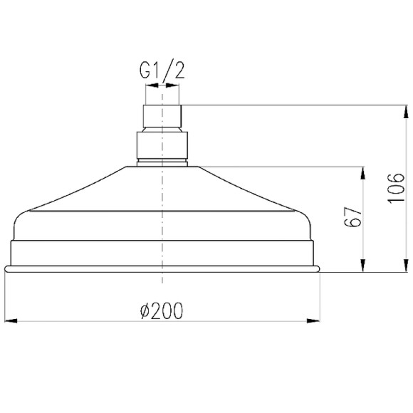 Верхний душ Rav Slezak SK0020SM Бронза Верхний душ Rav Slezak SK0020SM Бронза