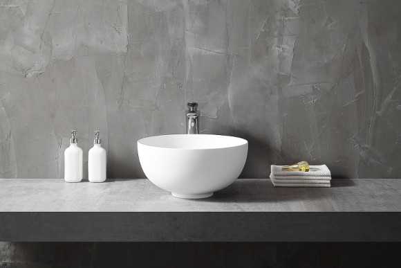 Раковина-чаша Abber Stein 40 AS2617 Белая матовая