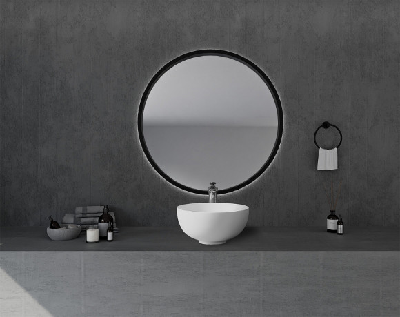 Раковина-чаша Abber Stein 40 AS2617 Белая матовая