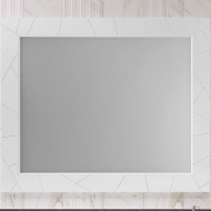 Зеркало Opadiris Луиджи 120 00-00007193 с подсветкой Белое матовое с бесконтактным выключателем и подогревом