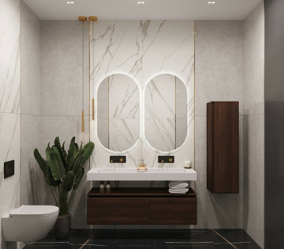 Раковина Boheme Armadi Art Flat 140 888-140 двойная Белая матовая