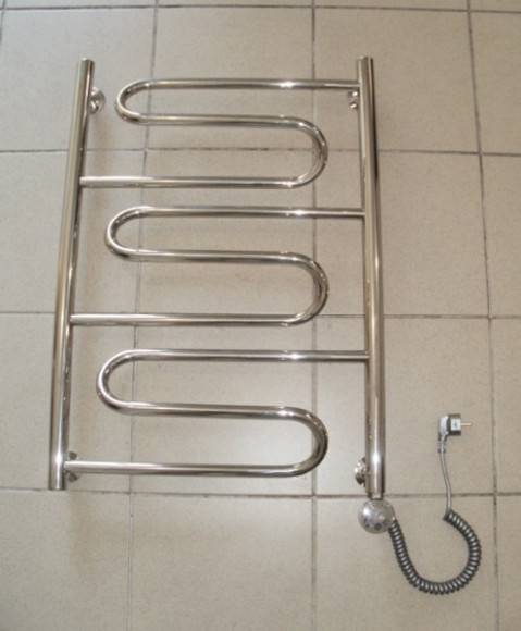 Электрический полотенцесушитель Ника Curve ЛZ Эл. 60x40 Хром