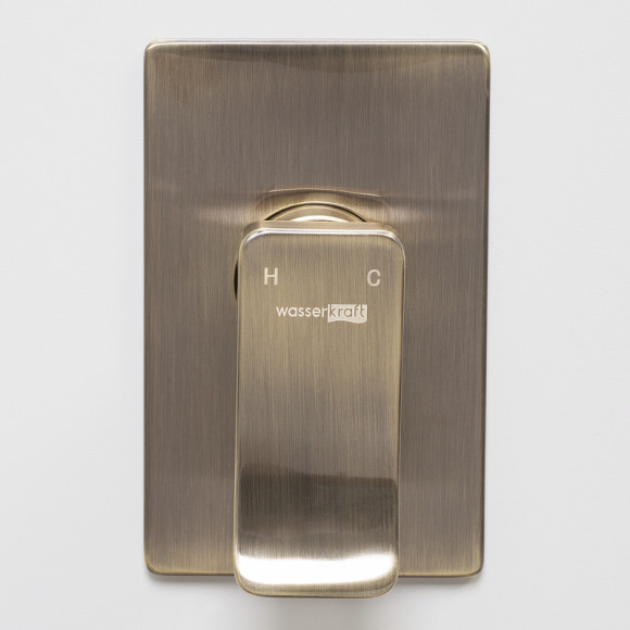 Гигиенический душ со смесителем WasserKRAFT Exter A01652 Бронза