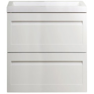 Тумба под раковину Art&Max AM-Platino-580-2C-SO-BM подвесная Белый матовый