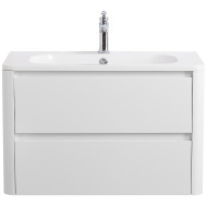 Тумба под раковину Cezares Relax 80 RELAX-800-2C-SO-BL подвесная Bianco Lucido