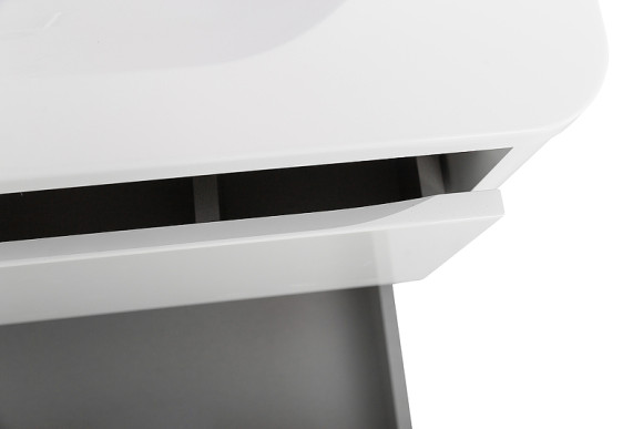 Тумба под раковину Cezares Relax 80 RELAX-800-2C-SO-BL подвесная Bianco Lucido