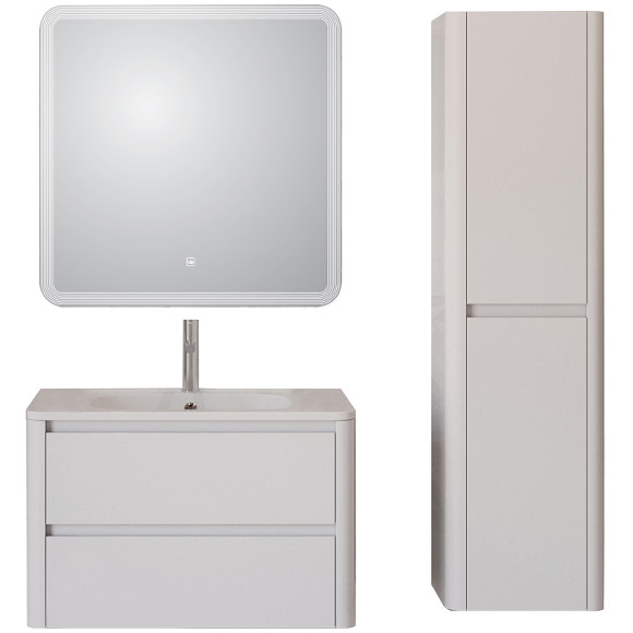 Тумба под раковину Cezares Relax 80 RELAX-800-2C-SO-BL подвесная Bianco Lucido