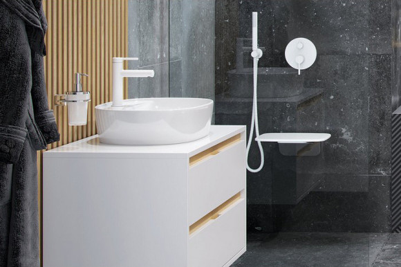 Смеситель для раковины Excellent Pi Arex AREX.1201WH Белый