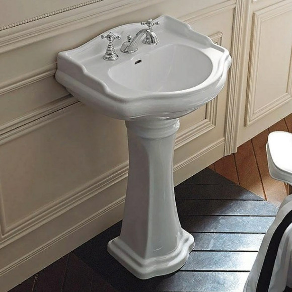 Раковина Kerasan Retro 69 104601*3 Белая Раковина Kerasan Retro 69 104601*3 Белая